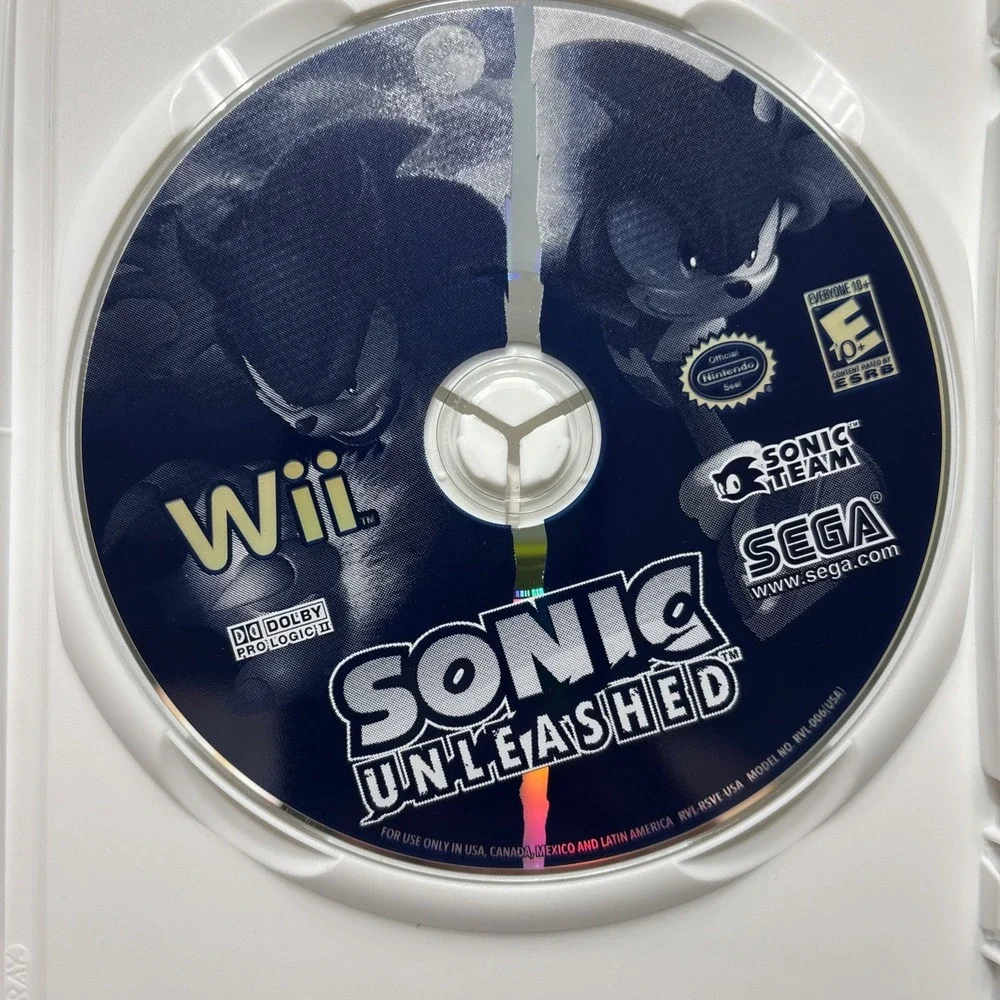 Sonic Unleashed Sega (Nintendo Wii, 2008)  - Game , Case No Instructions